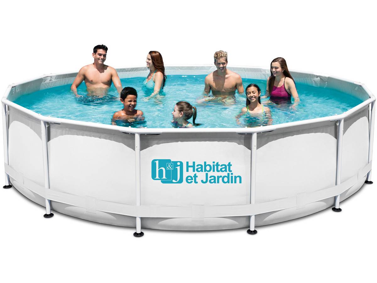 Habitat Et Jardin - Piscine Tubulaire - ø 5,49 X 1,32 M - Sans Filtration -habitat Et Jardin - Imagen 1