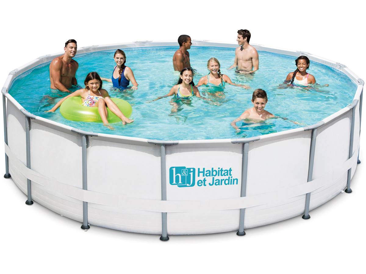 Habitat Et Jardin - Piscine Tubulaire - ø 5,49 X 1,32 M - Sans Filtration -habitat Et Jardin - Imagen 2