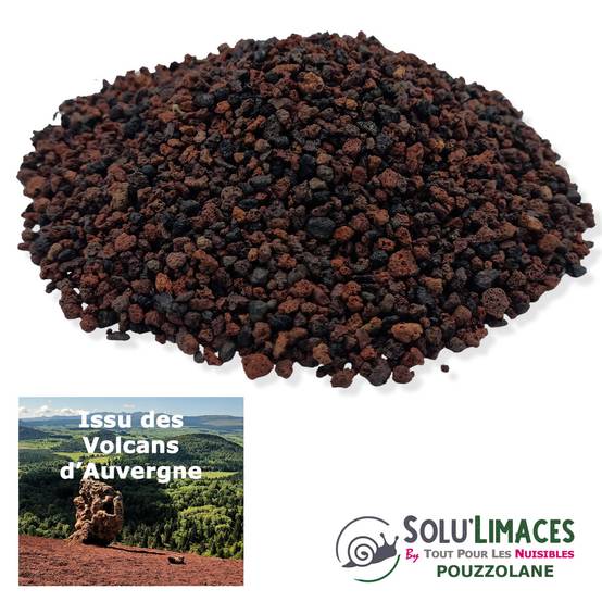 SOLU'LIMACES - POUZZOLANE 3 kg - Barrière Anti Limaces, Escargots et autres gasteropodes - Image 3