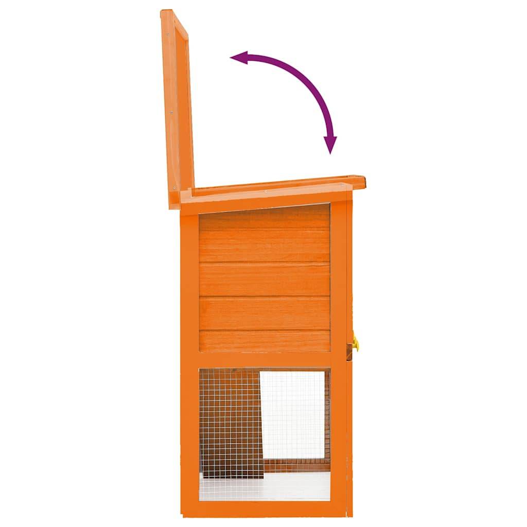 Vidaxl - Clapier d'extérieur Enclos pour petits animaux 1 porte Bois vidaXL 170158 - Imagen 7