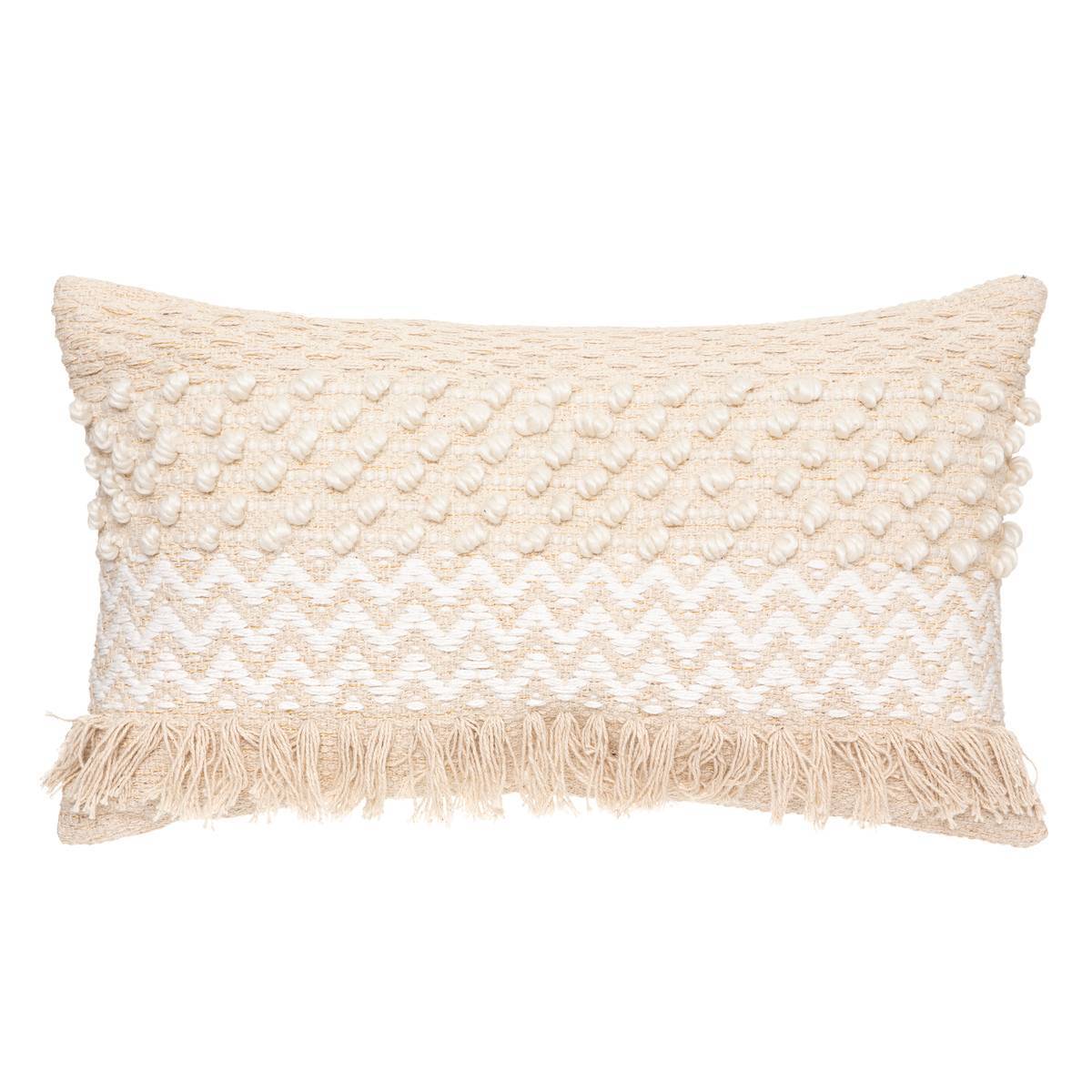 Atmosphera - Coussin "Sabbia" sable cuivré beige 30x50cm - Atmosphera Créateur d'intérieur - Imagen 1