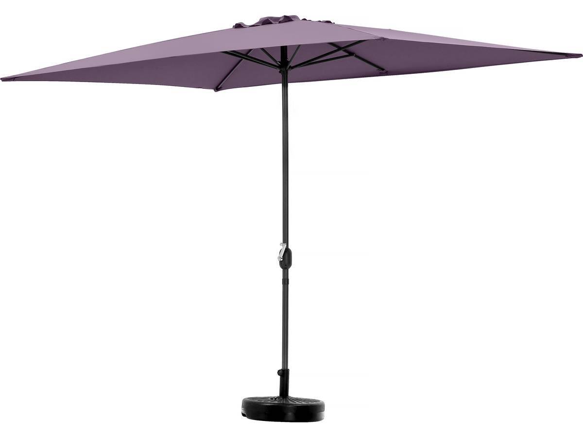 Habitat Et Jardin - Parasol Rectangulaire Inclinable "sol 2" - 2 X 3 M - Violet -habitat Et Jardin - Imagen 1