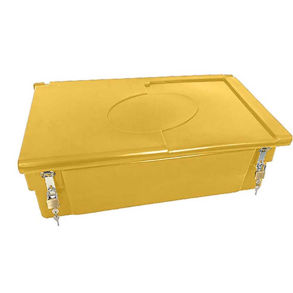 Coffre de jardin 100l avec grenouillères et cadenas- plast'up rotomoulage - Imagen 1