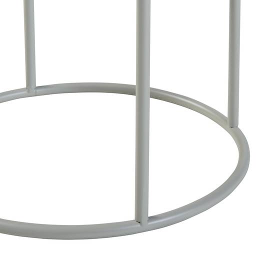 Porte-plantes style intemportel support 38 x 24 cm beige - Image 5