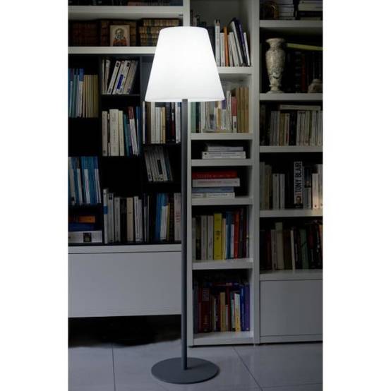 Lumisky - Lampadaire lumineux extérieur - LUMISKY - 150cm - Acier et polyéthylene - Blanc froid - Image 2