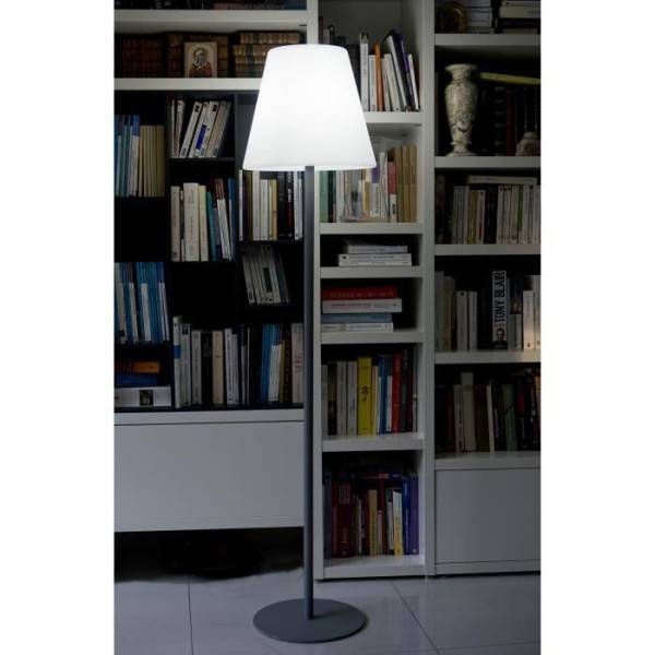 Lumisky - Lampadaire lumineux extérieur - LUMISKY - 150cm - Acier et polyéthylene - Blanc froid - Image 2