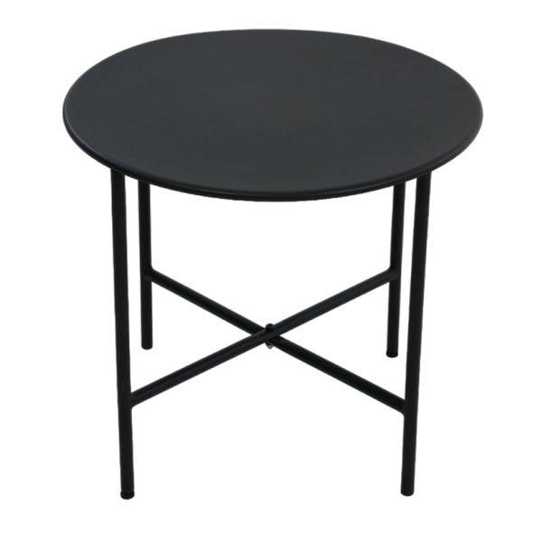 Beau Rivage - Salon de jardin NAPOLI en acier noir tissu ecru Beau Rivage - Imagen 7