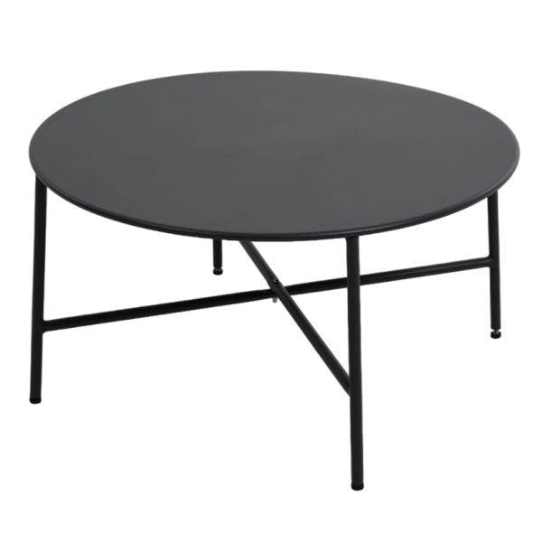 Beau Rivage - Salon de jardin NAPOLI en acier noir tissu ecru Beau Rivage - Imagen 6