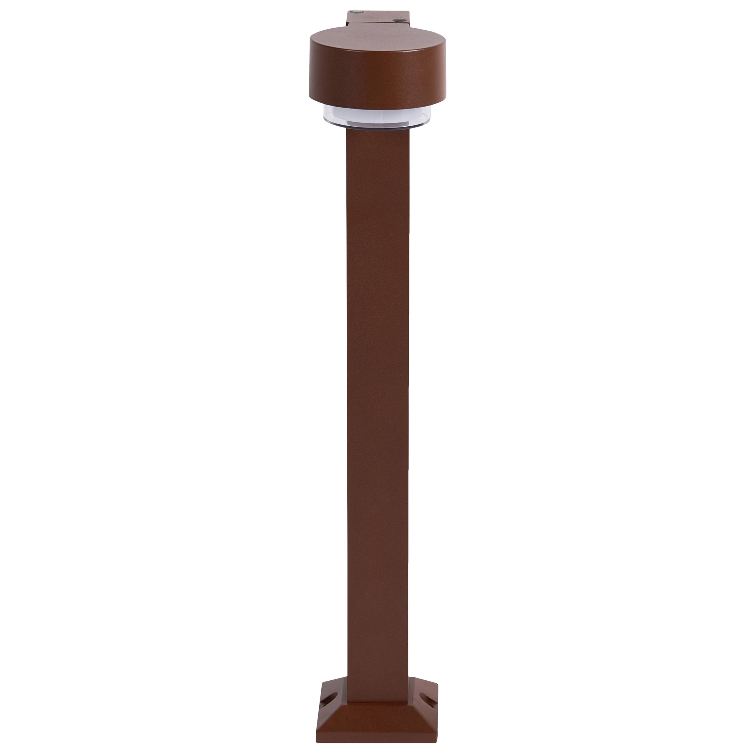 Beliani - Borne Lumineuse Aluminium Marron ANOIA - 10x16x60- Beliani - Image 4