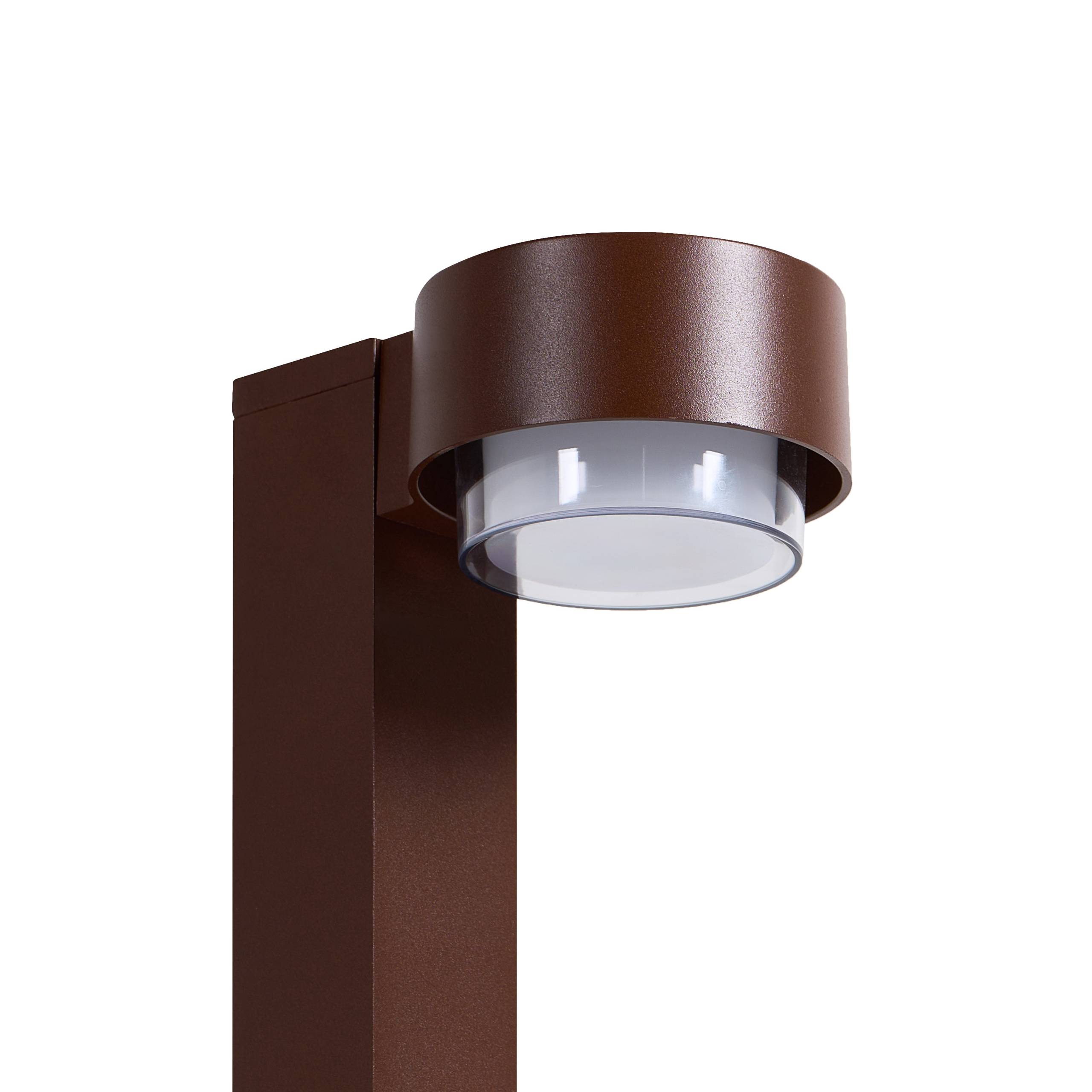 Beliani - Borne Lumineuse Aluminium Marron ANOIA - 10x16x60- Beliani - Image 6