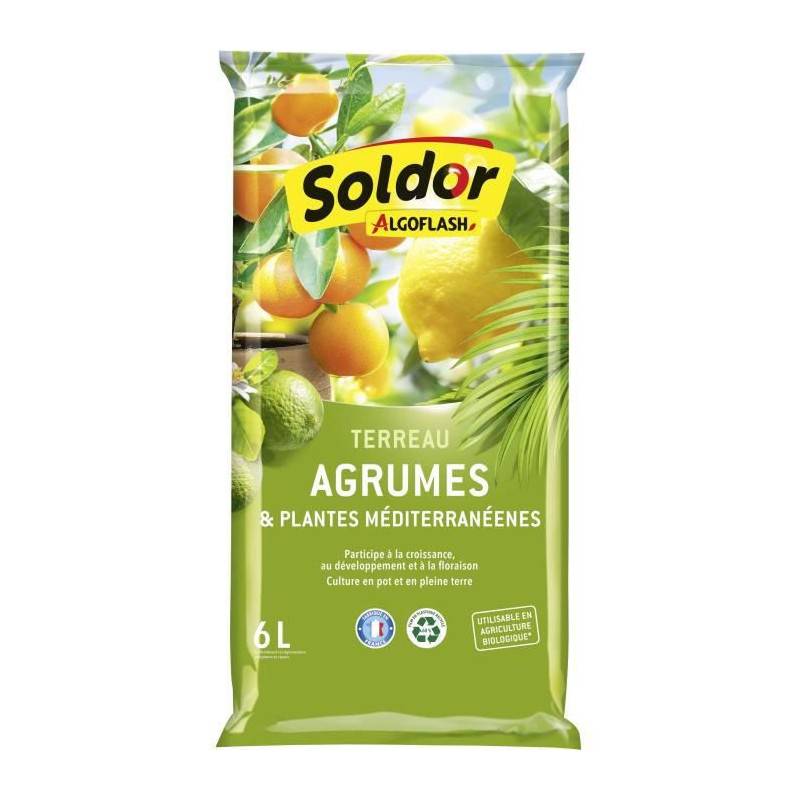 Algoflash - Algoflash - Terreau Agrumes Et Plantes Mediterraneennes 6 L - Imagen 1