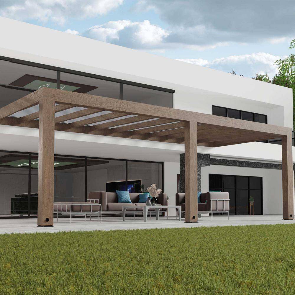 Canopia - Canopia Pergola Helsinki 3 x 7,3 m Pergola en bois de cèdre - Imagen 2
