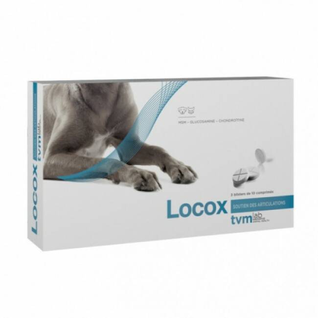 Locox Compléments alimentaires pour articulations chiens et chats 30 comprimés