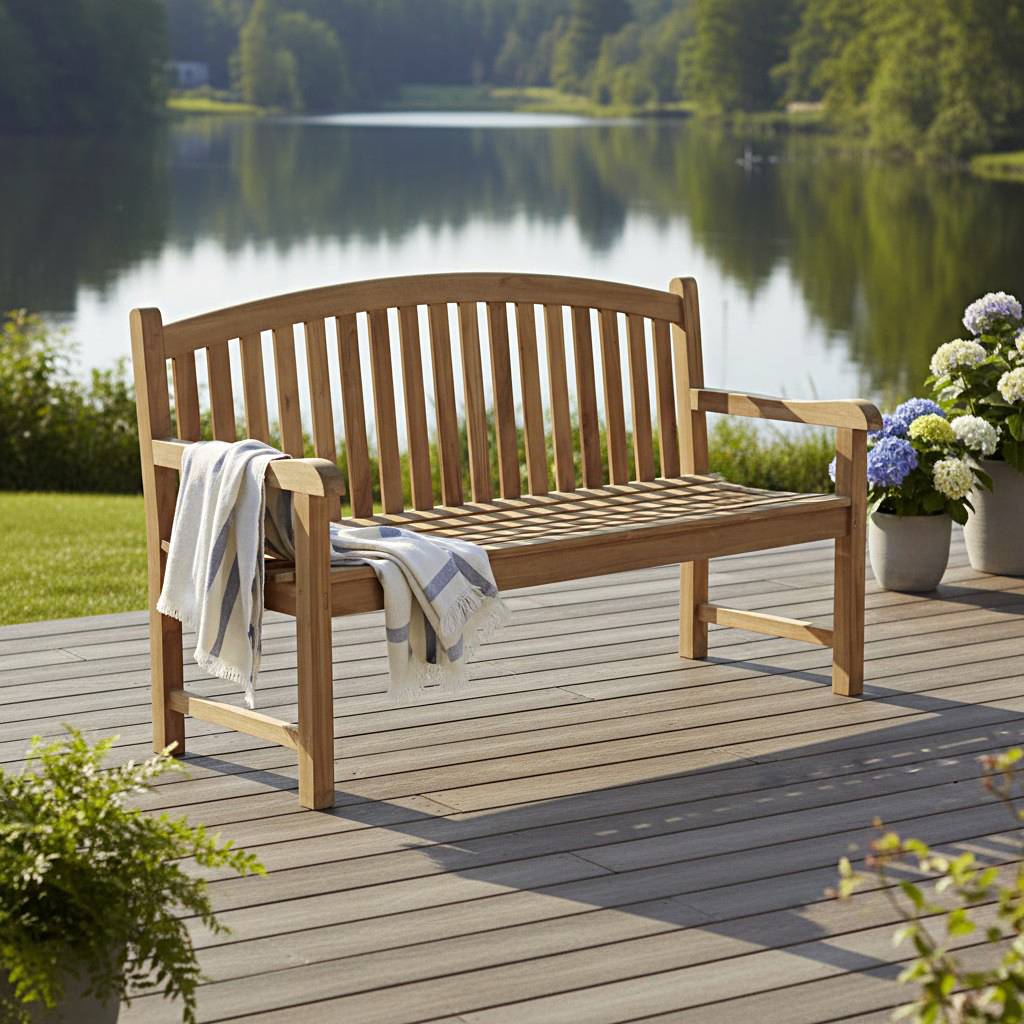 Teck'Attitude - Banc en teck massif Derby 150 cm - TECK'Attitude - Imagen 2