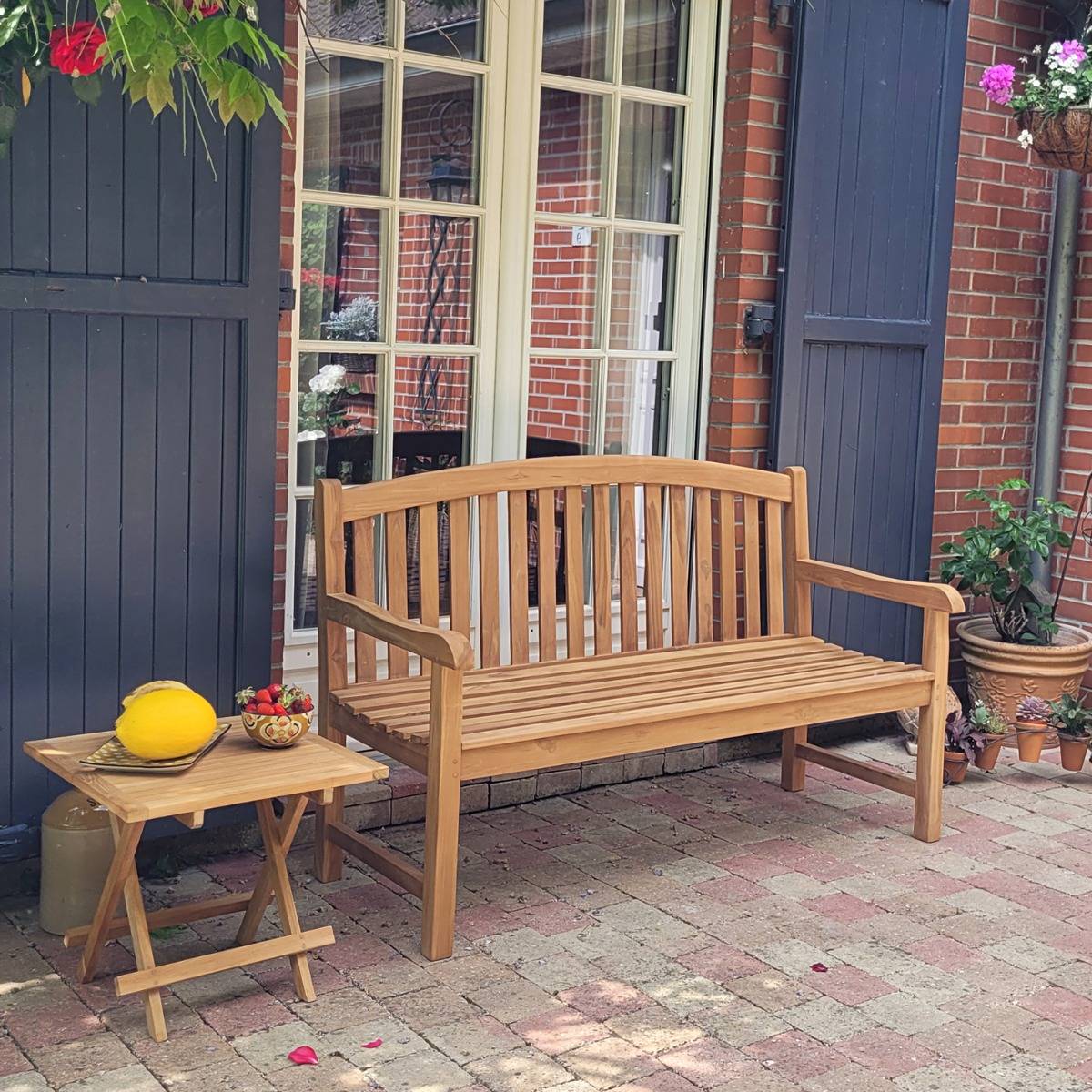 Teck'Attitude - Banc en teck massif Derby 150 cm - TECK'Attitude - Imagen 8