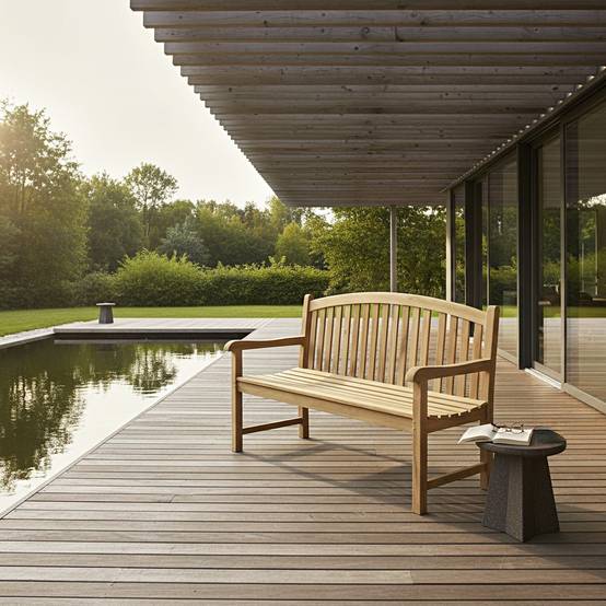 Teck'Attitude - Banc en teck massif Derby 150 cm - TECK'Attitude - Imagen 6
