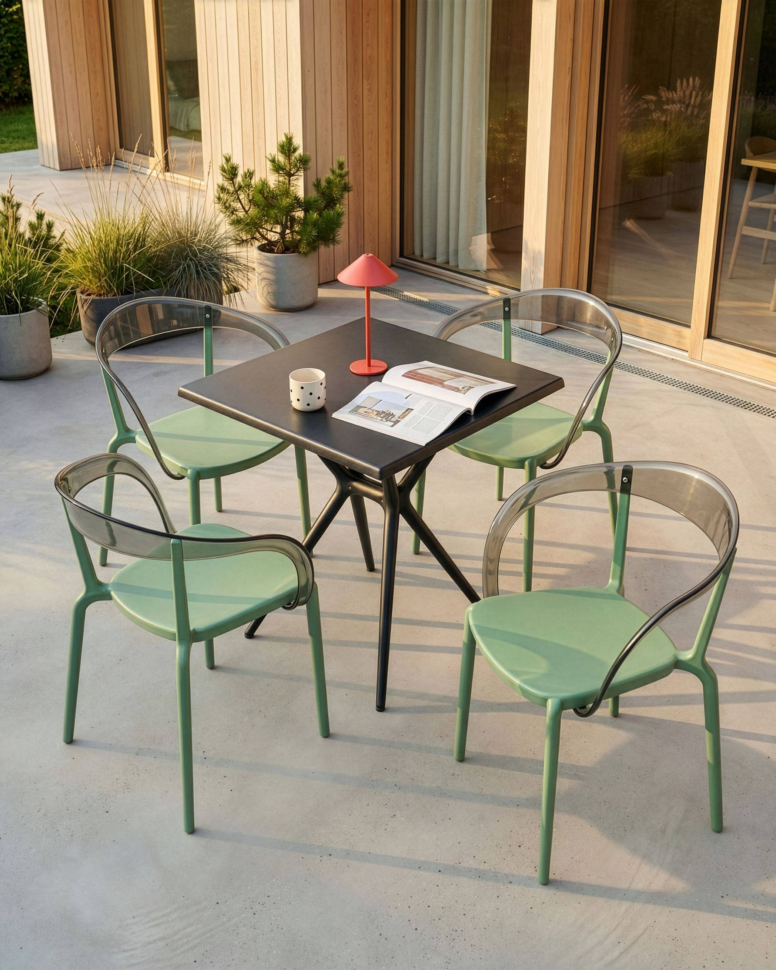Beliani - Chaise de jardin Polypropylène Vert MALEVIZI - 45x45x77- Beliani - Image 1