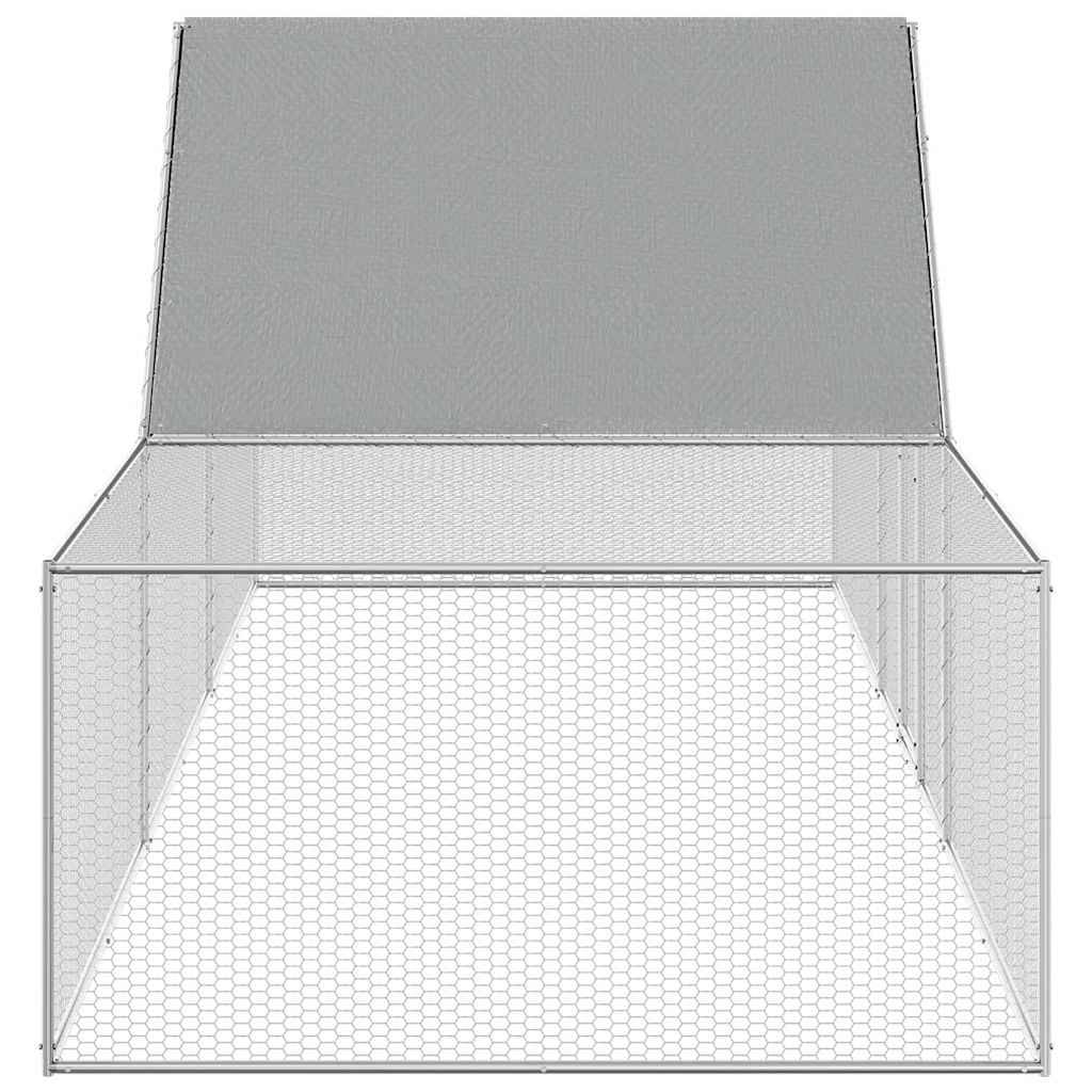 Poulailler acier argent  5 x 1 x 1,5 m  - Prolenta premium p3191.0 - Image 4