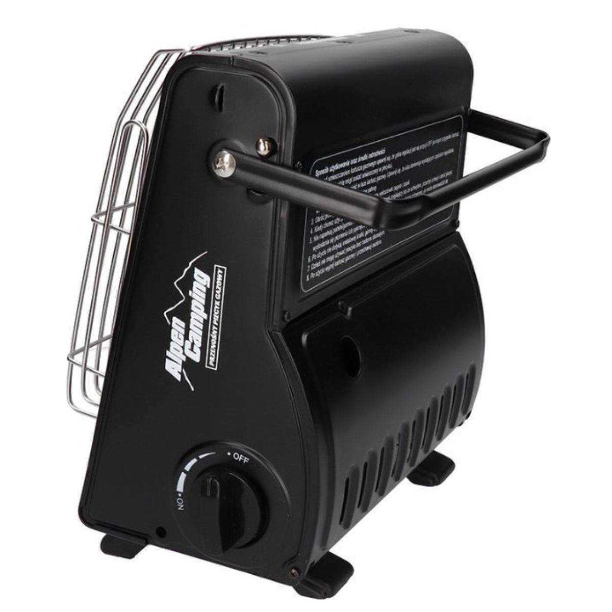 Chauffage à gaz portable 1700W Piezo Sécurité thermocouple ALPEN Camping Basses températures - Imagen 4