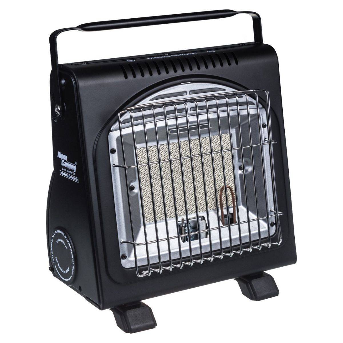 Chauffage à gaz portable 1700W Piezo Sécurité thermocouple ALPEN Camping Basses températures - Imagen 6