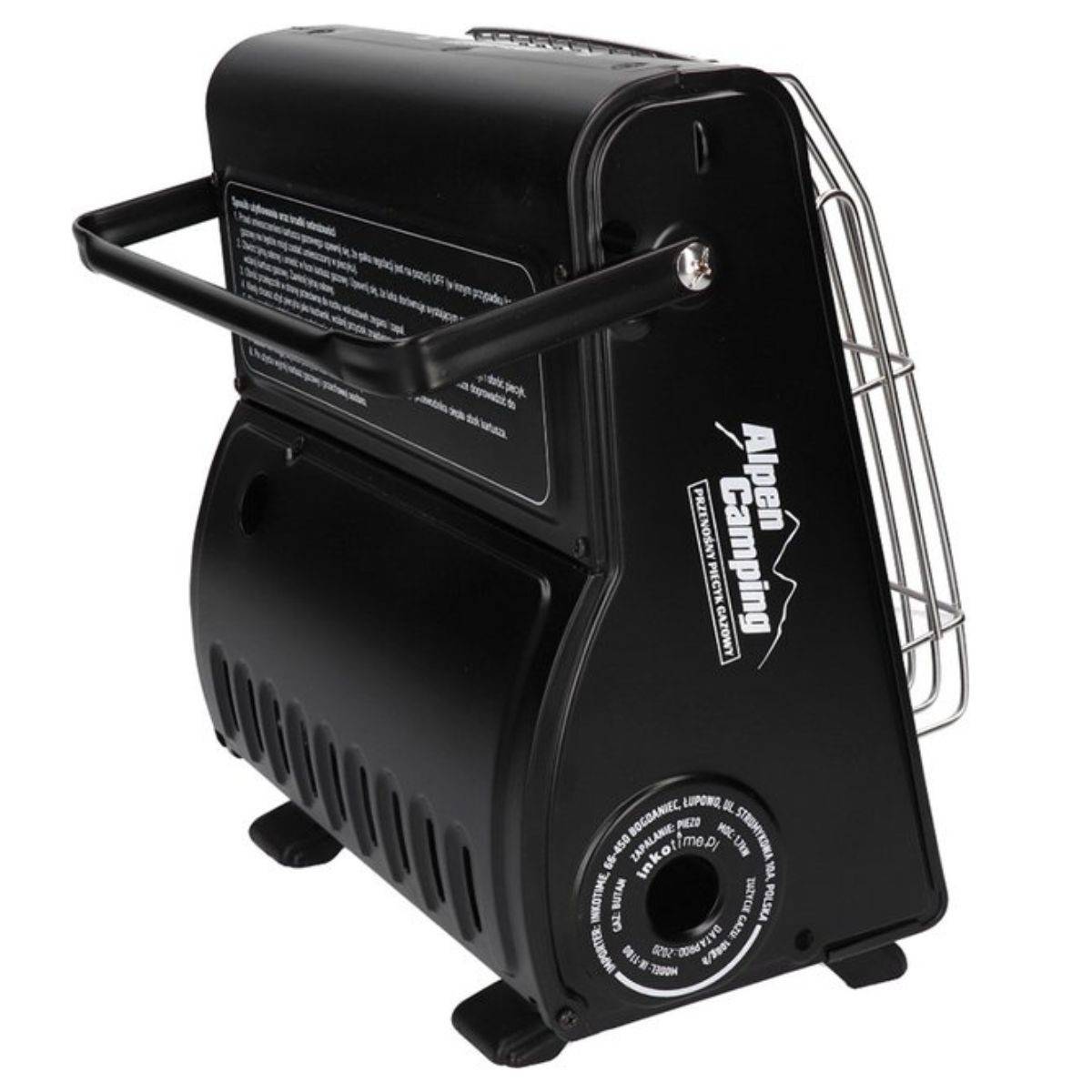 Chauffage à gaz portable 1700W Piezo Sécurité thermocouple ALPEN Camping Basses températures - Imagen 7