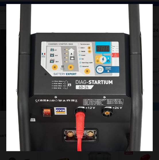 Chargeur Démarreur GYS Diag-Startium 60-24 026520 Gys - Imagen 3