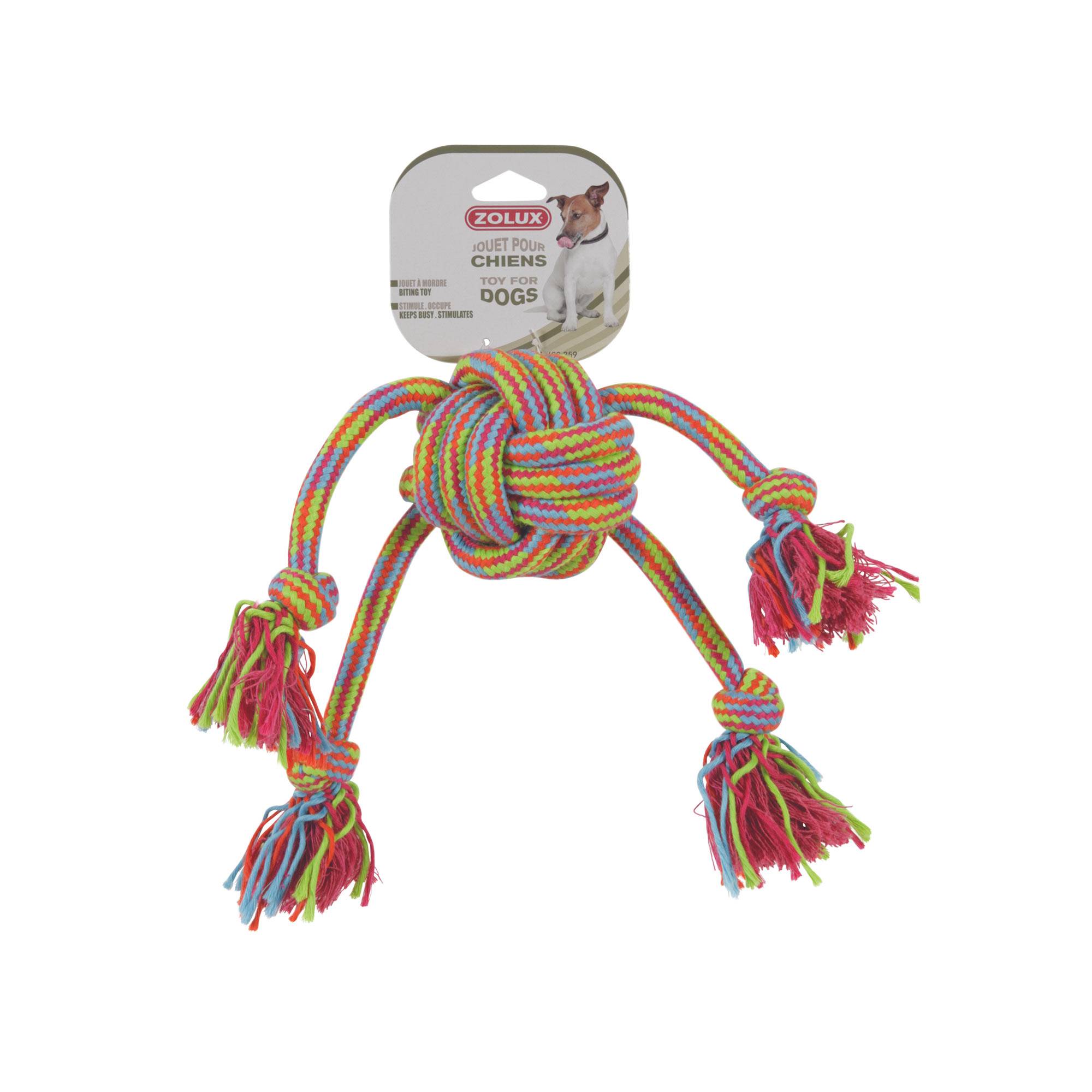 Juguete de Cuerda Pulpo Multicolor para Perro - ZOLUX