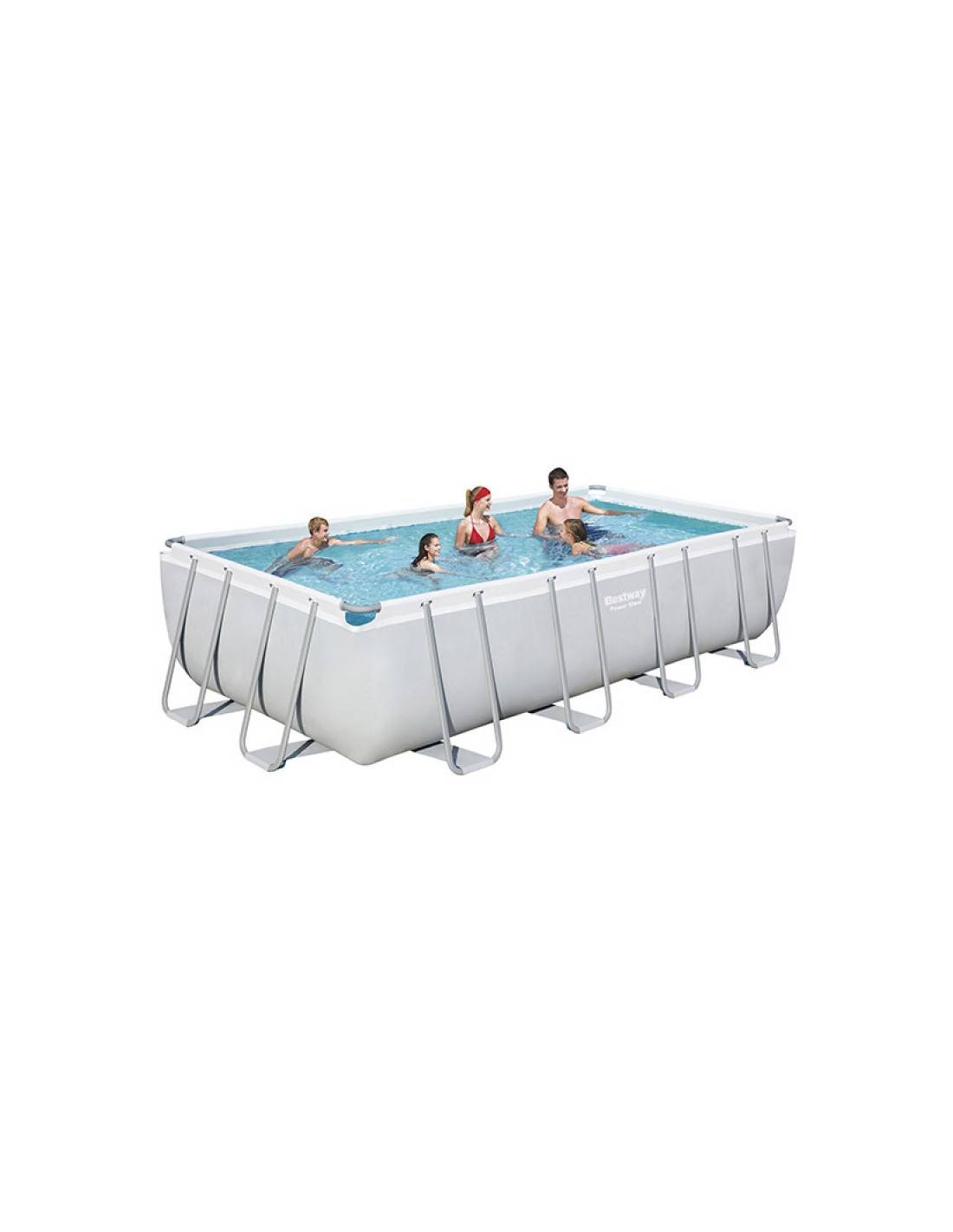 Bestway - Piscine Power Steel Bestway 549x274x122 Structure Acier Renforcée, Kit Complet - Bestway - Image 1