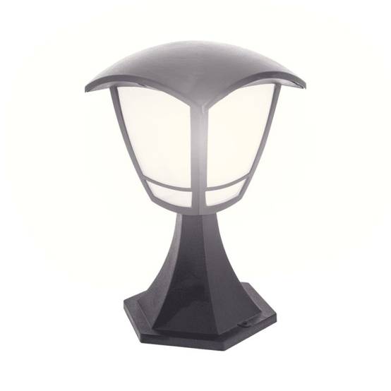 Xanlite - Borne filaire noire rétro IP44, culot E27, 40W max - BOFE40WNRET - Image 1