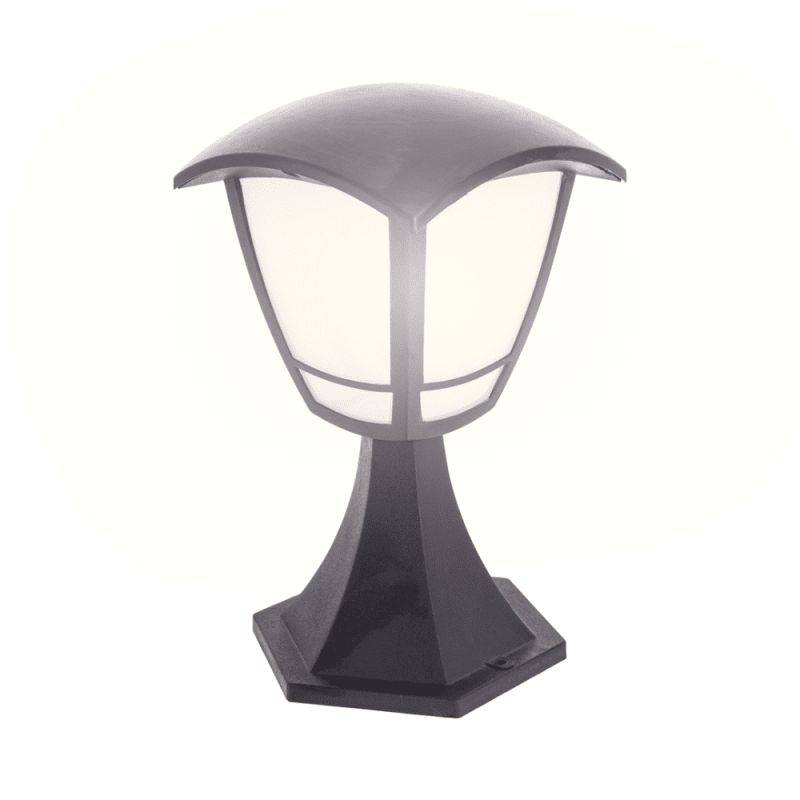 Xanlite - Borne filaire noire rétro IP44, culot E27, 40W max - BOFE40WNRET - Image 1
