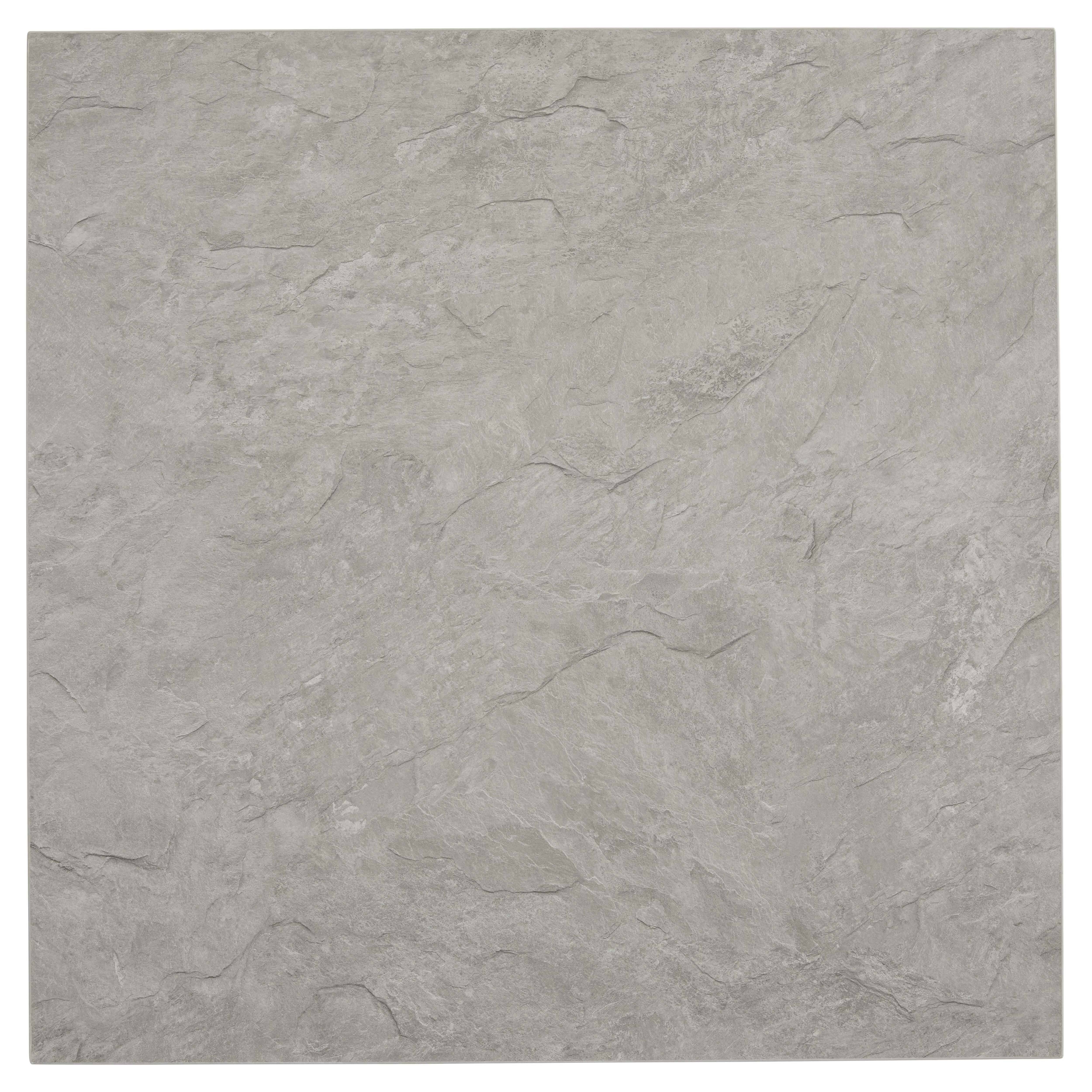 Oviala - Plateau de table carré stratifié 70 x 70 cm béton ciré Haussmann - Oviala - Imagen 5