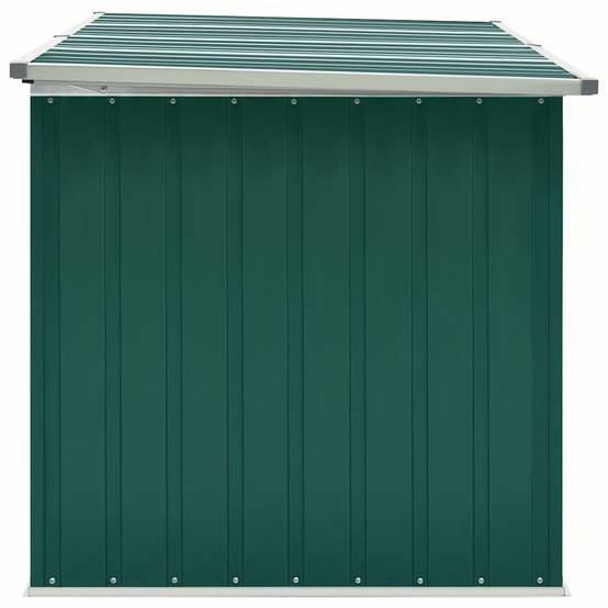 Coffre de rangement de jardin acier galvanisé vert 171 x 99 x 93 cm - PANGIVO - Image 7
