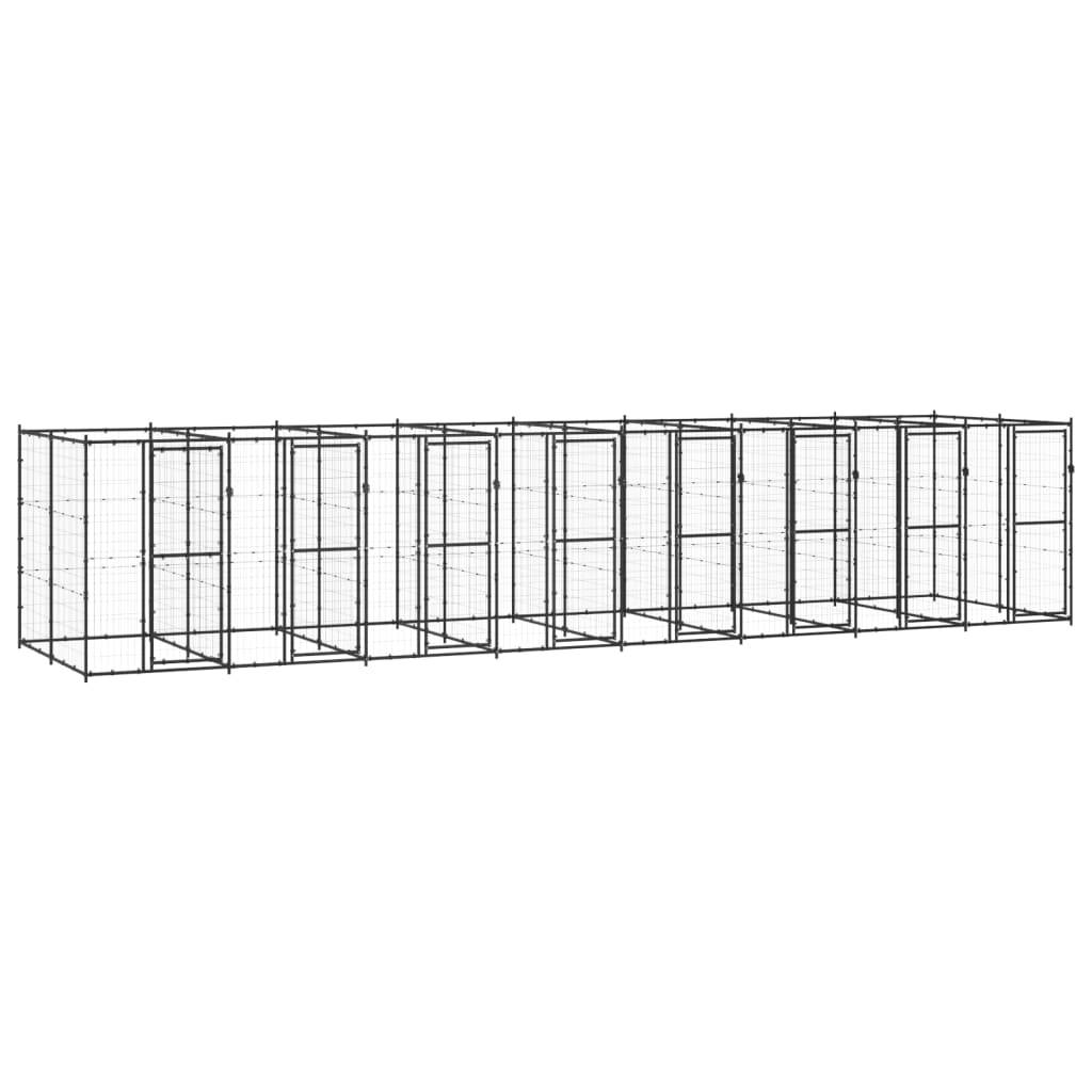 Vidaxl - Chenil extérieur Acier 19,36 m² vidaXL 3082266 - Imagen 1