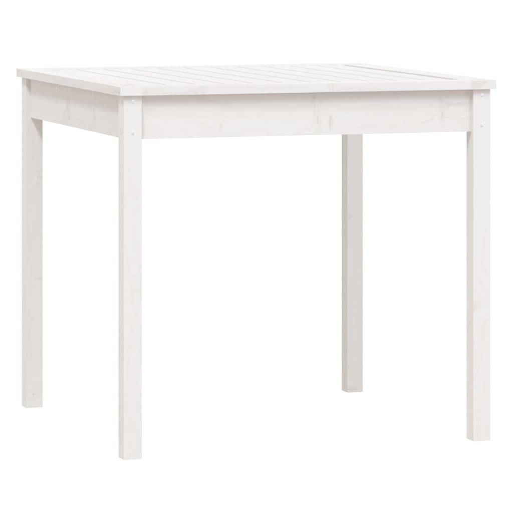 Vidaxl - Ensemble à manger de jardin 5 pcs-Salons de jardin blanc bois massif de pin 988125 - Image 6