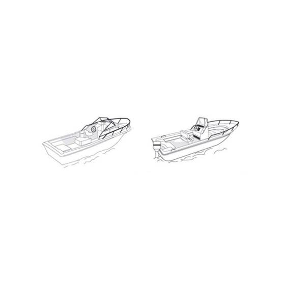 Helloshop26 - Bâche de bateau couverture de bateau housse de bateau jusqu'à 668cm x 295cm gris type 5 - Imagen 3