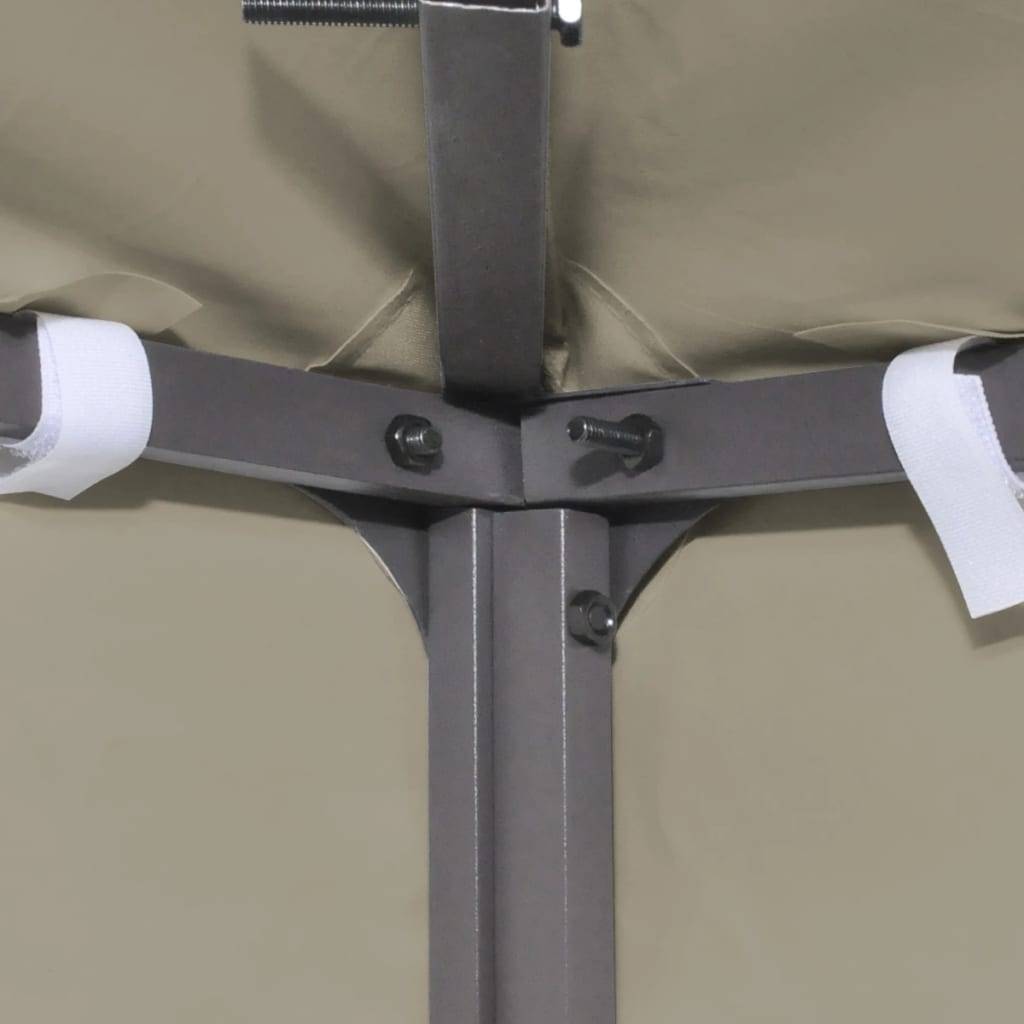 Pergola polyester beige  3 x 3 m  - Prolenta premium p342.1 - Image 4