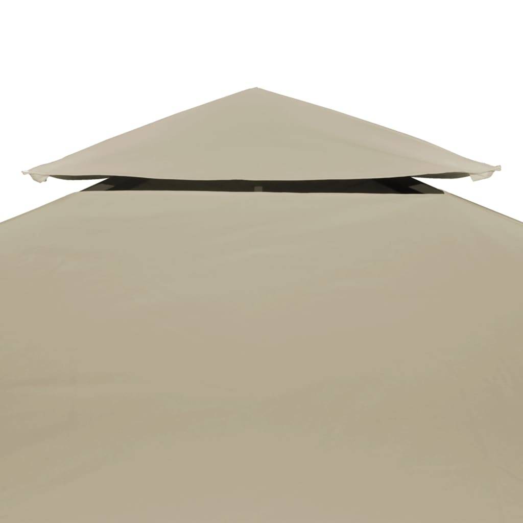 Pergola polyester beige 3 x 3 m - Prolenta premium p342.1 - Image 3