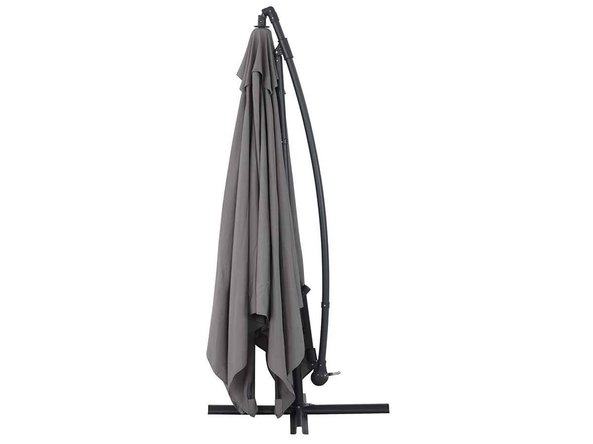 Habitat Et Jardin - Parasol Jardin Déporté  Alu "ilios 3" - Carré - 3 X3 M - Gris -habitat Et Jardin - Imagen 2