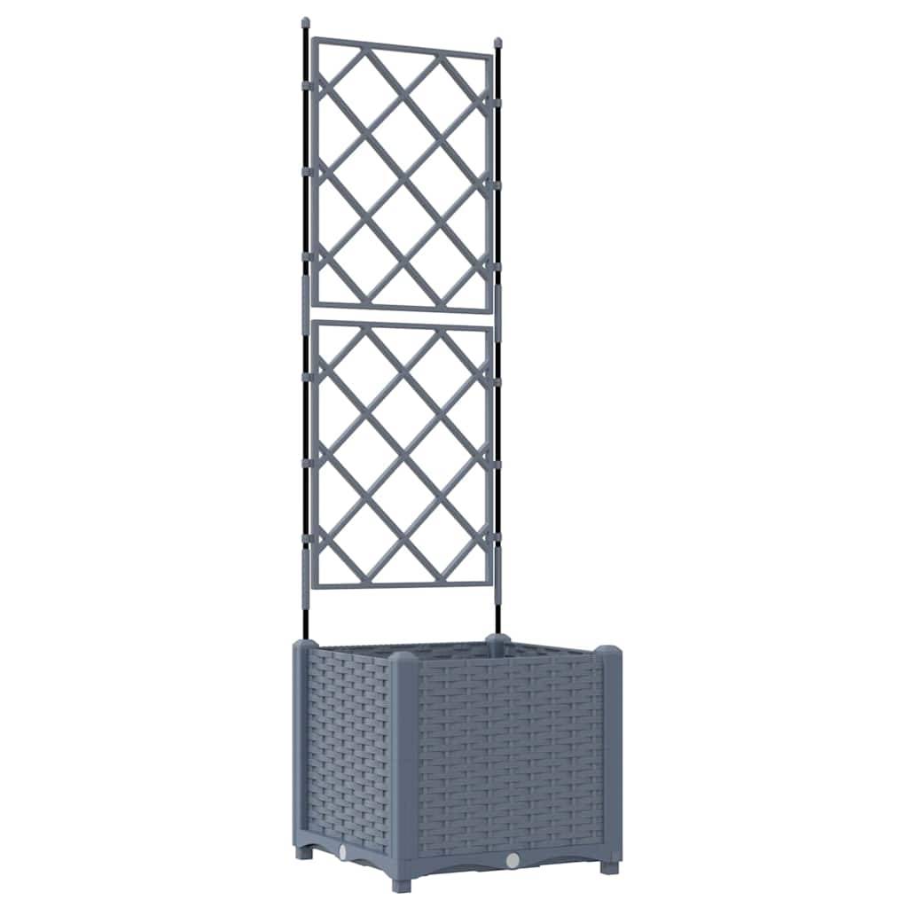 Prolenta Premium - Jardinière polypropylène gris  40 x 40 x 143 cm  - Prolenta premium p336.3