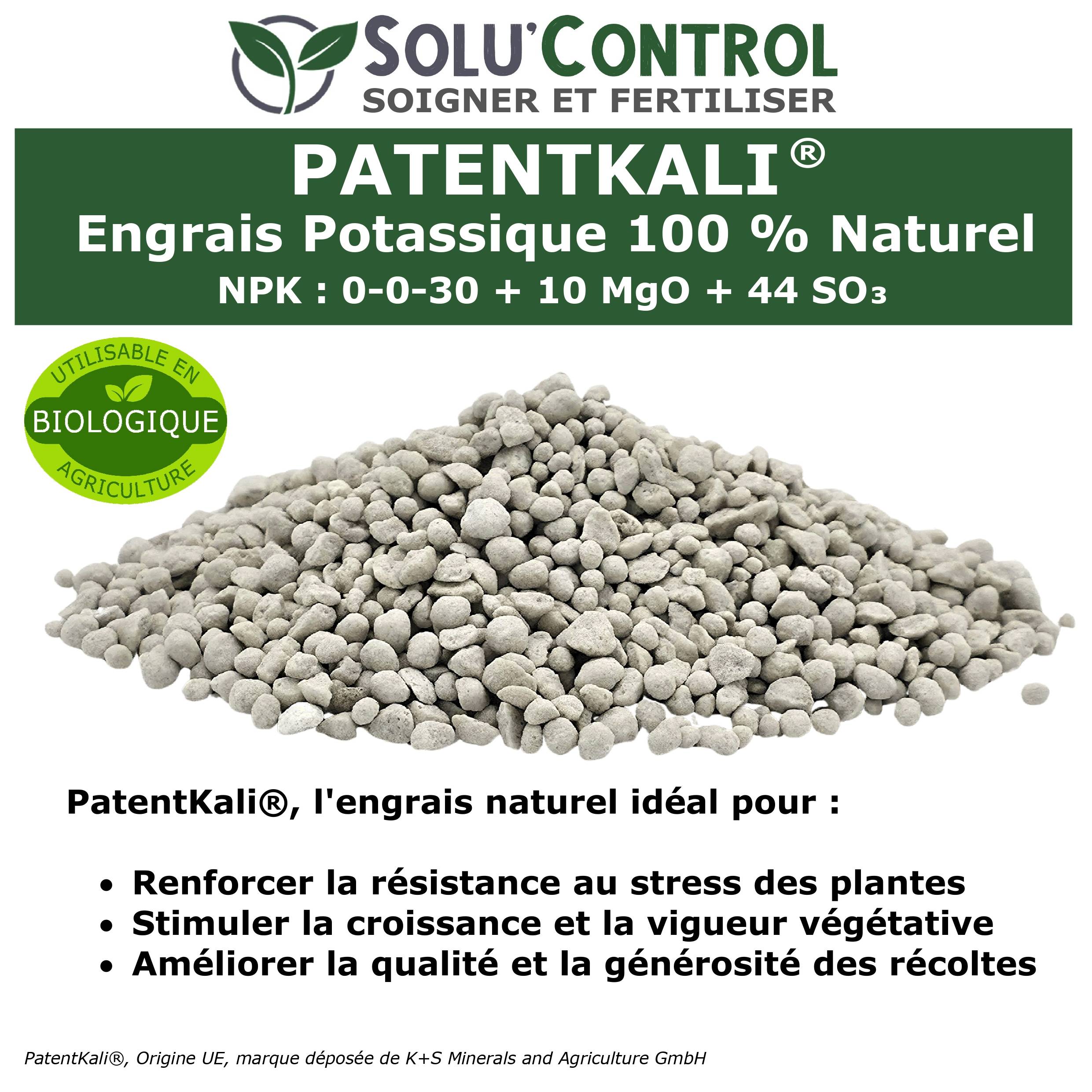SOLU’CONTROL - 2 kg de PatentKali® – Engrais Potassique 100% Naturel - Image 4