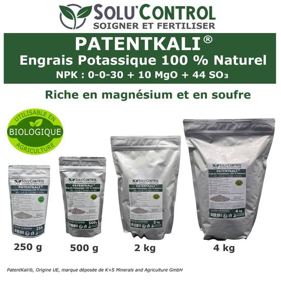 SOLU’CONTROL - 2 kg de PatentKali® – Engrais Potassique 100% Naturel - Image 5