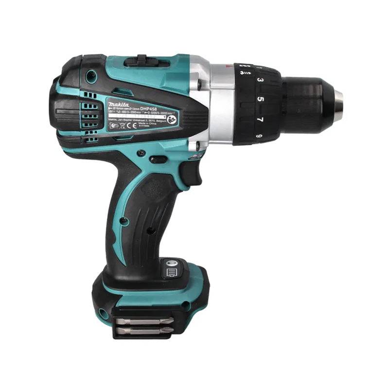 Makita - Perceuse visseuse à percussion sans fil 18V Li-ion MAKITA DHP458ZJ (machine seule, avec MAKPAC) Makita - Imagen 3