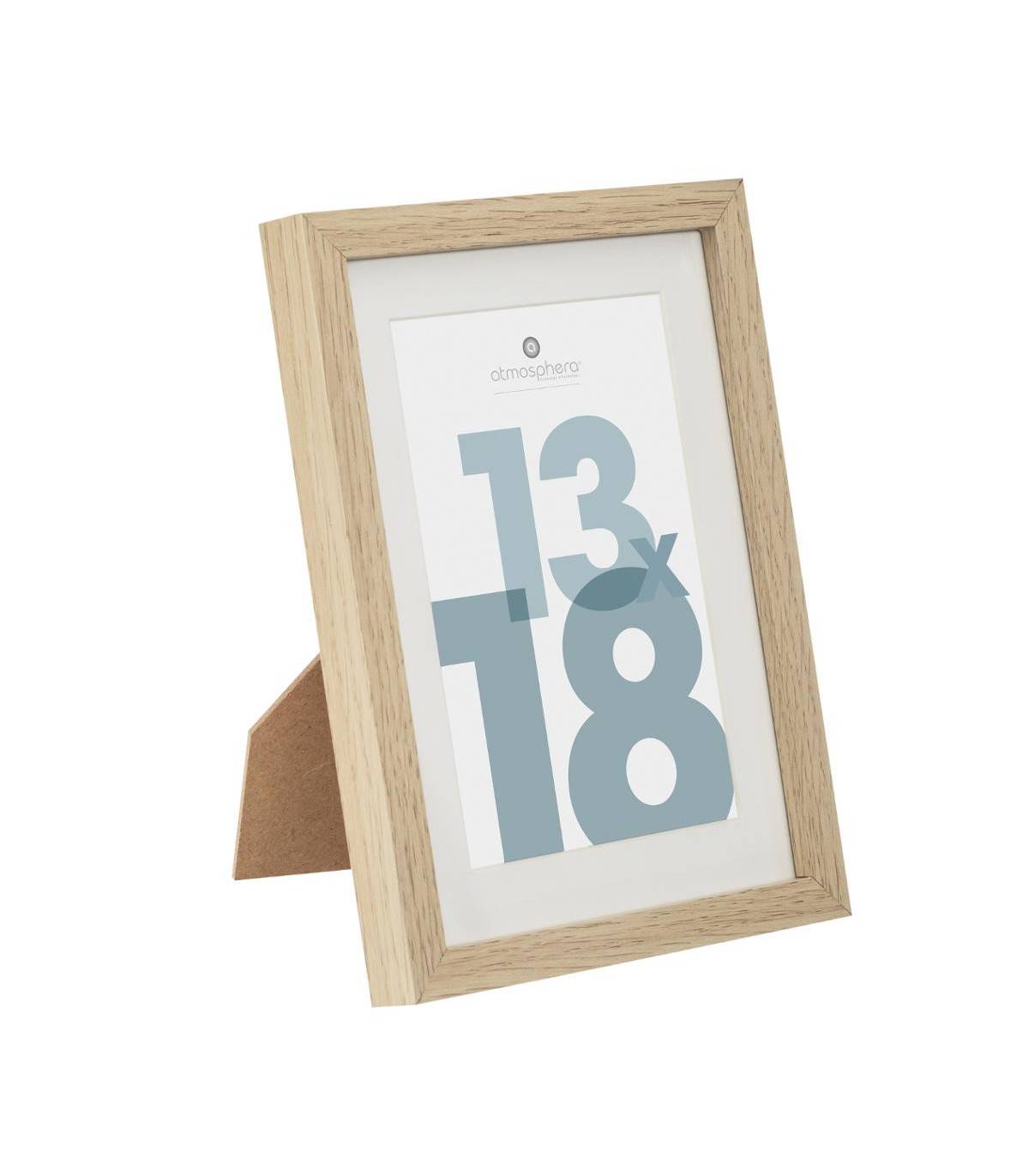 Cadre photo en Bois Naturel pour Photo 13 x 18 cm - Image 1