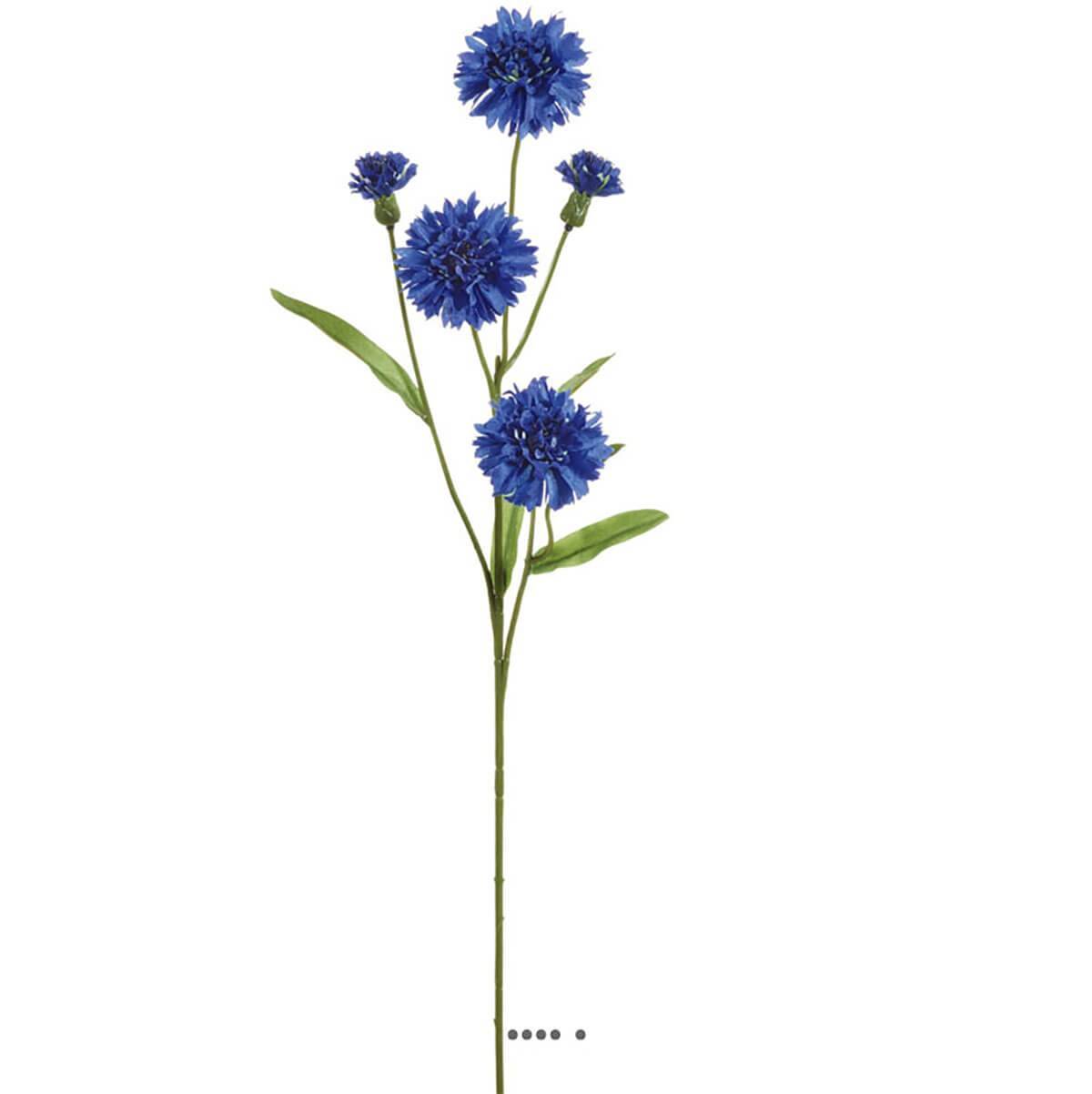 Artificielles - Bleuet artificiel en tige H 61 cm 5 têtes - Imagen 2