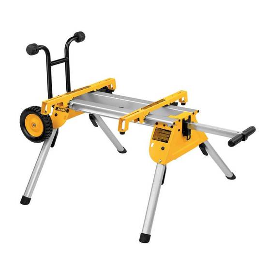 Piètement à roulettes DEWALT DE7400 pour DW744/DW745 Dewalt - Image 1