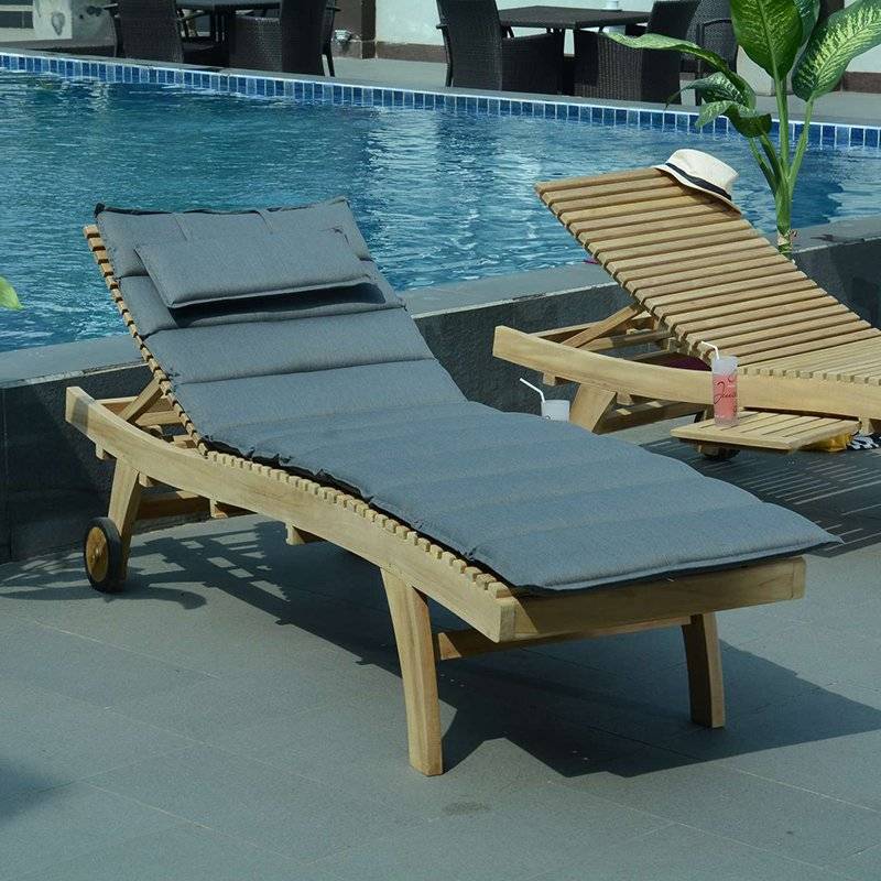 Matelas Gris pour bain de soleil - TECK'Attitude - Imagen 2