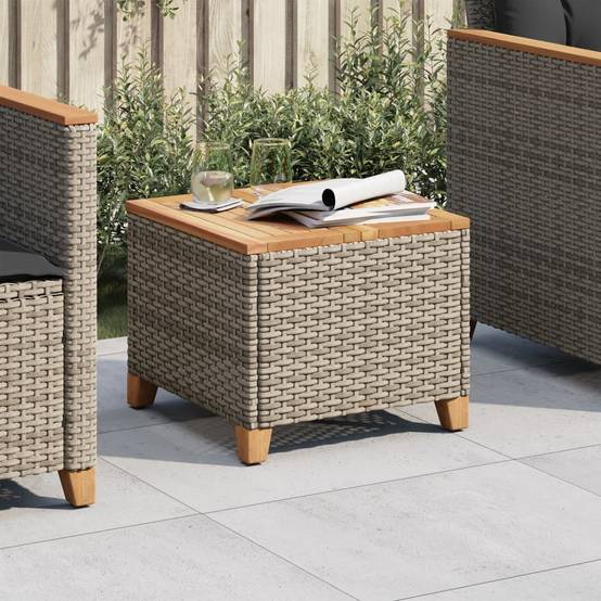 Prolenta Premium - Table bois composite Janira Naturel 45 X 45 X 37 cm - P87211N - Image 1