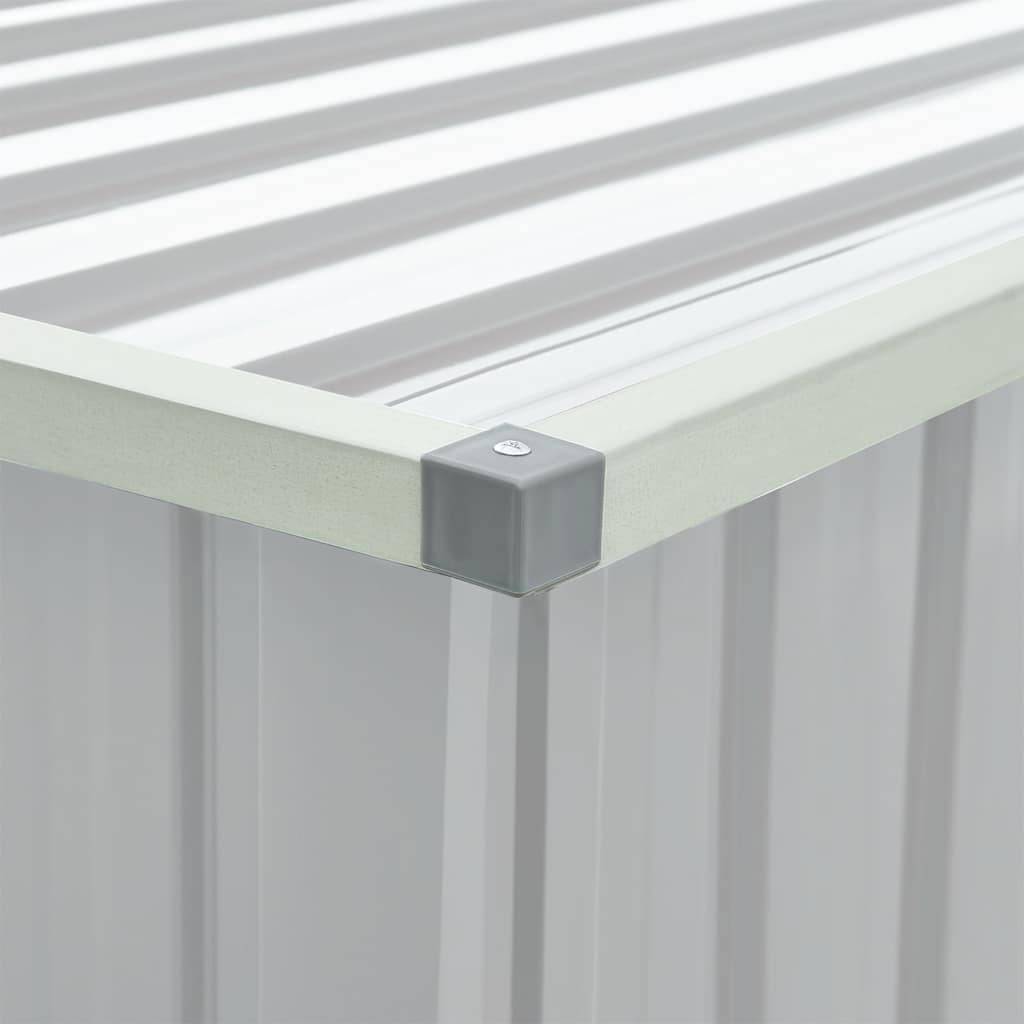 PANGIVO - Coffre de rangement acier galvanisé gris 171 x 99 x 93 cm - PANGIVO - Image 9