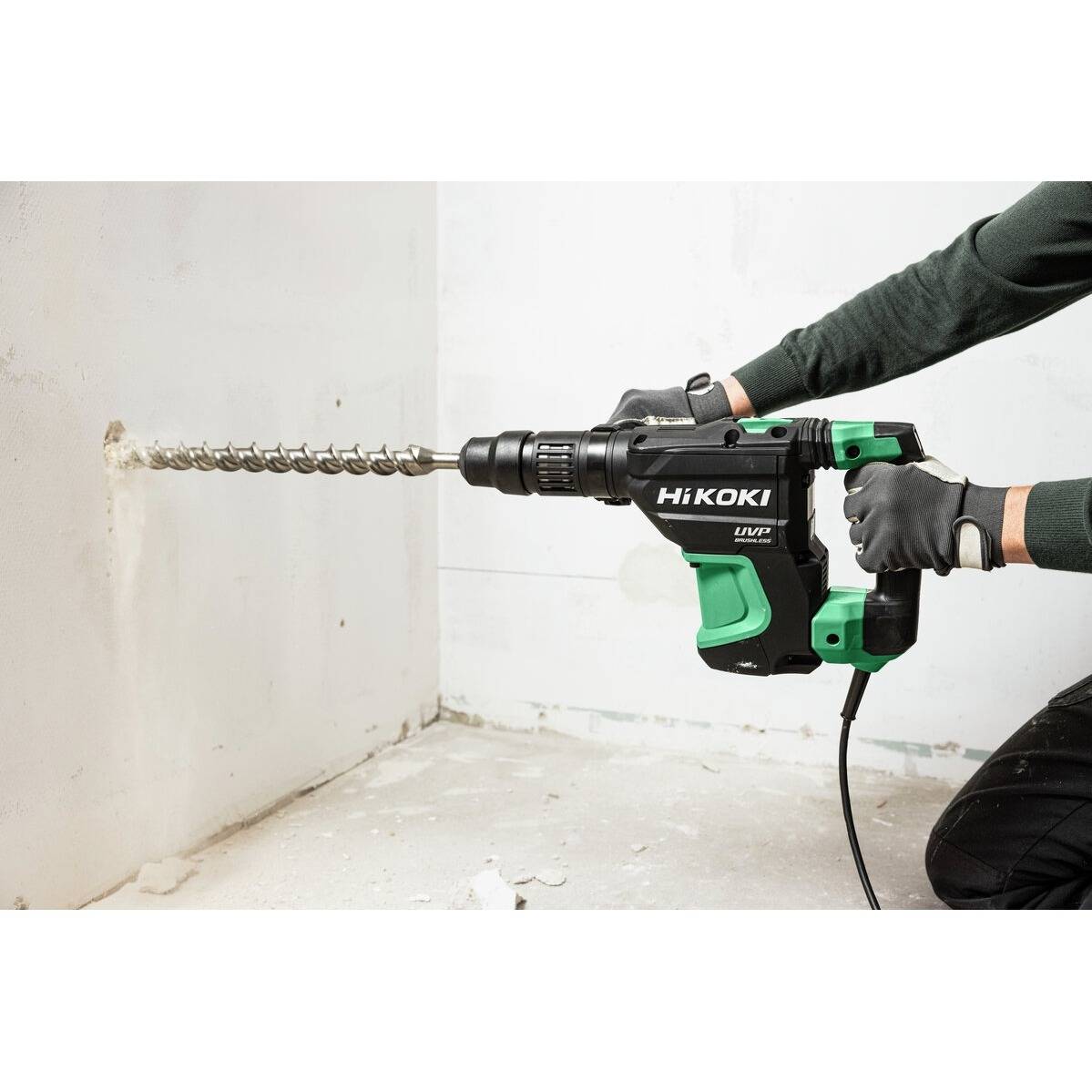 Perforateur burineur SDS Max 40mm 1150W 9,2J - 6,8kg - Brushless - UVP - RFC - Coffret - HIKOKI - DH40MEY2WSZ - Image 8