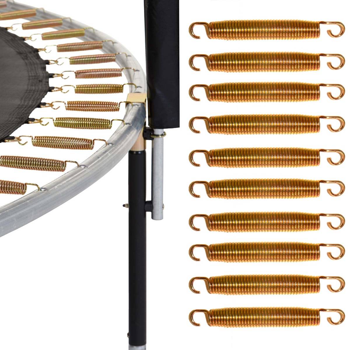 Kangui - Lot de 10 ressorts trampoline Gold 165 mm Kangui - Image 5